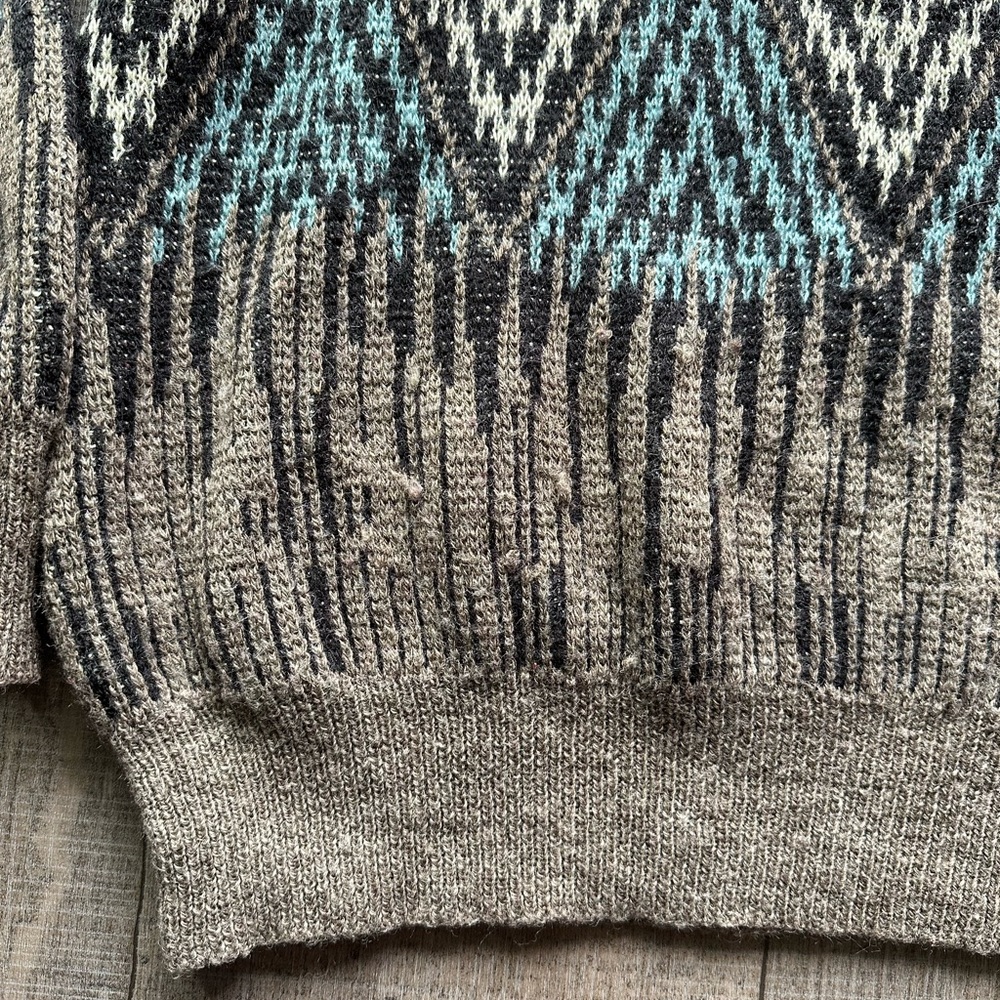 Vintage funky knit sweater size L - Picture 5 of 5